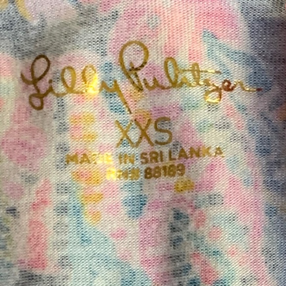 Lilly Pulitzer PJ Knit LS Button Up Top Oyster Bay Navy Seen and Herd Knit NWT - Picture 8 of 16